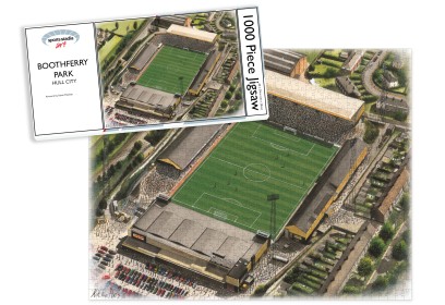 Hull City FC Boothferry Park Stadium Fine Art Jigsaw Puzzle