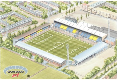 SC Cambbur Cambburstadion Wall Art Print