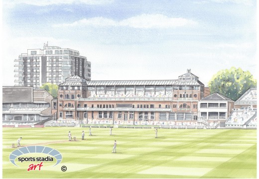 Lords Cricket Ground Wall Art Print