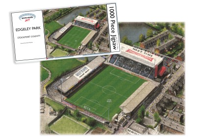 Stockport County FC Edgeley Park Stadium Fine Art Jigsaw Puzzle 
