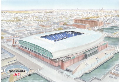 Everton FC Hill Dickinson Stadium Wall Art Print