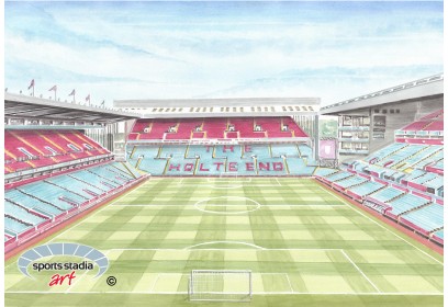 Aston Villa FC Inside Villa Park Stadium Wall Art Print