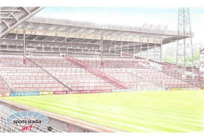 Aston Villa Old Holte End Villa Park Stadium Wall Art Print