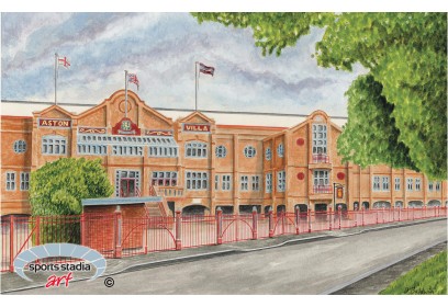Aston Villa FC Trinity Road Stand Villa Park Stadium Wall Art Print