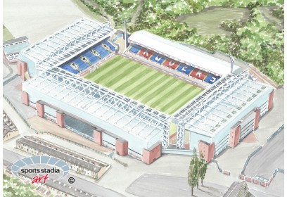Blackburn Rovers FC Ewood Park Stadium Wall Art Print