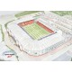 Blackpool FC Bloomfield Road Stadium Wall Art Print