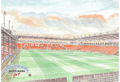 Blackpool FC Bloomfield Road Stadium Wall Art Print