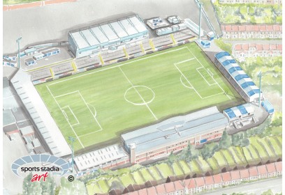 Bristol Rovers FC Memorial Ground Wall Art Print