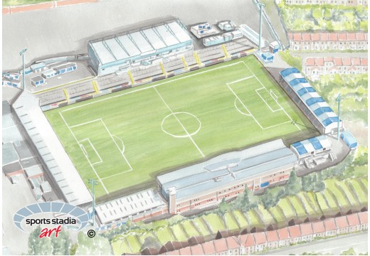 Bristol Rovers FC Memorial Ground Wall Art Print