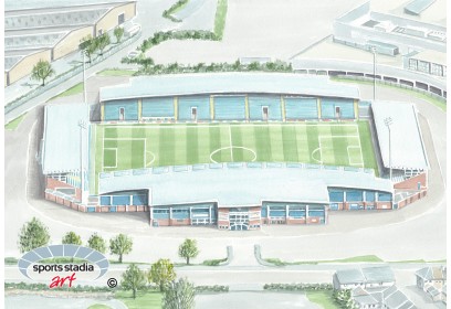 Chesterfield FC Stadium Wall Art Print