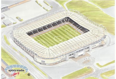 Derby County FC Pride Park Stadium Wall Art Print