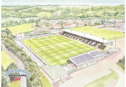 Forest Green FC New Lawn Stadium Wall Art Print