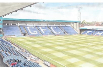 Gillingham FC Inside Priestfield Stadium Wall Art Print