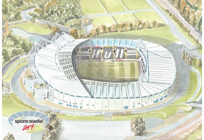 Hull City FC MKM Stadium Wall Art Print