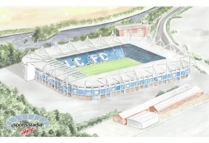 Leicester City FC King Power Stadium Wall Art Print