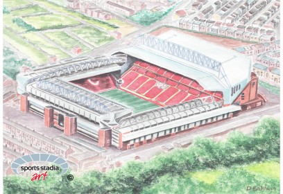 Liverpool FC Anfield Stadium Wall Art Print