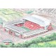 Liverpool FC Anfield Stadium Wall Art Print
