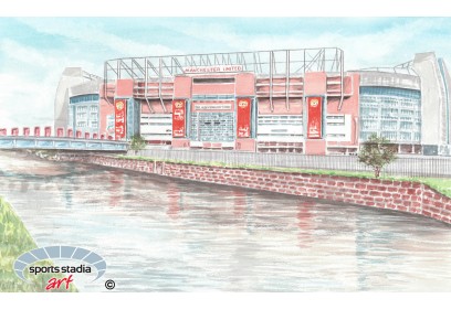 Manchester United FC Old Trafford Stadium Wall Art Print