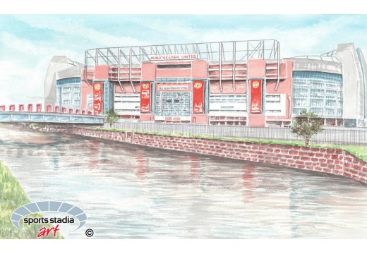 Manchester United FC Old Trafford Stadium Wall Art Print