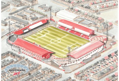 Middlesbrough FC Ayresome Park Stadium Wall Art Print