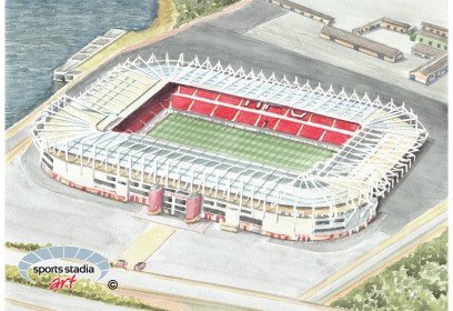 Middlesbrough FC Riverside Stadium Wall Art Print