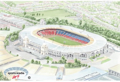 Wembley Old Stadium Wall Art Print