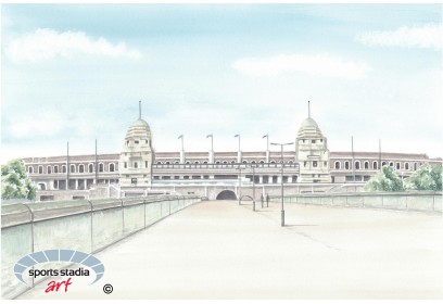 Old Wembley Olympic Way Stadium Wall Art Print