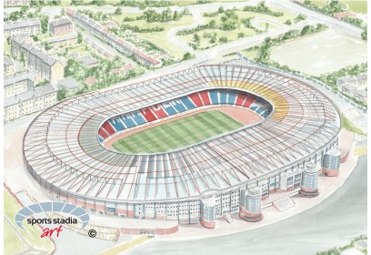 Hampden Park Stadium Wall Art Print
