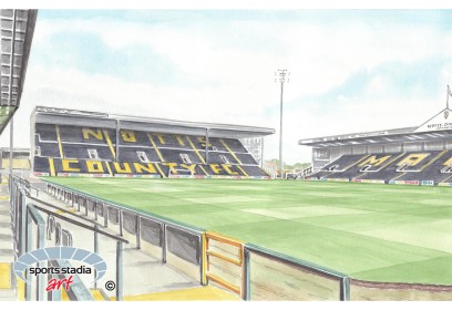 Notts County FC Meadow Lane Stadium Wall Art Print