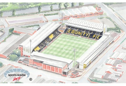 Notts County FC Meadow Lane Stadium Wall Art Print