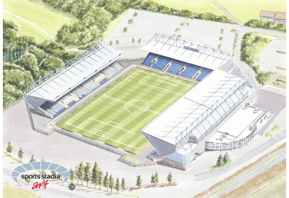 Oxford United FC Kassam Stadium Wall Art Print