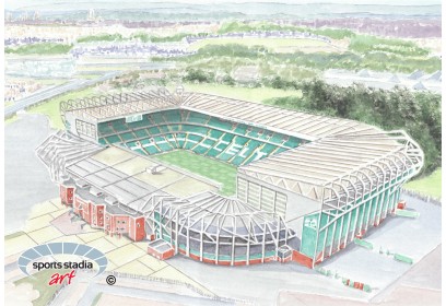 Celtic FC Parkhead Stadium Wall Art Print