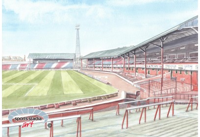 Dundee FC Inside Stark's Park Stadium Wall Art Print