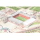 Sheffield United FC Bramall Lane Stadium Wall Art Print