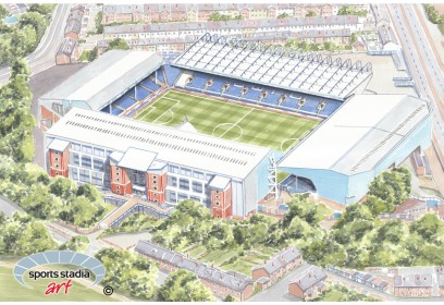 Sheffield Wednesday FC Hillsborough Stadium Wall Art Print