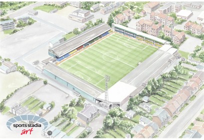 Southend United FC Roots Hall Stadium Wall Art Print