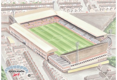 Stoke City FC Victoria Ground Stadium Wall Art Print