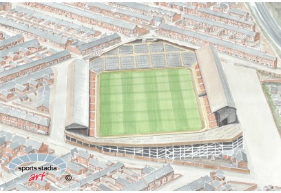 AFC Sunderland Roker Park Stadium Wall Art Print