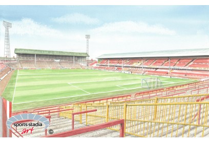 AFC Sunderland Inside Roker Park Stadium Wall Art Print
