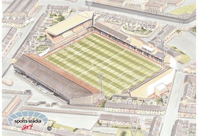 Swansea City FC Vetchfield Stadium Wall Art Print