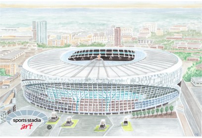 Tottenham Hotspur FC Stadium Wall Art Print