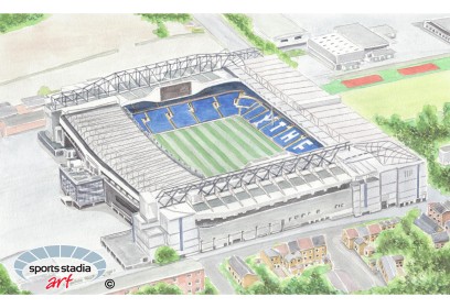 Tottenham Hotspur FC White Hart Lane Stadium Wall Art Print
