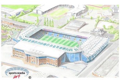 West Bromwich Albion FC The Hawthorns Stadium Wall Art Print