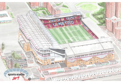 West Ham United FC Upton Park Stadium Wall Art Print