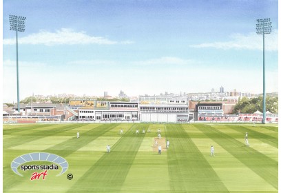 Leicestershire CCC Grace Road Ground Wall Art Print
