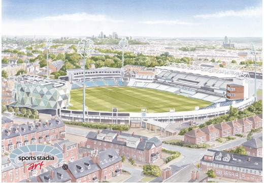 Yorkshire CCC Headingley Cricket Ground Wall Art Print