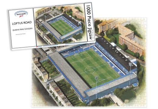 Queens Park Rangers FC Loftus Road Stadium Fine Art Jigsaw Puzzle