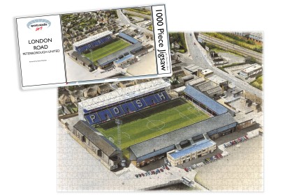 Peterborough United FC London Road Stadium Art Jigsaw Puzzle