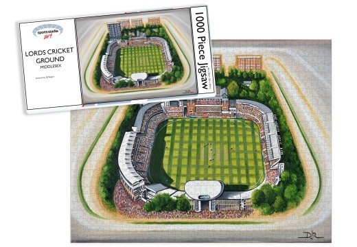 Lords Cricket Ground Art Jigsaw Puzzle - Middlesex CCC