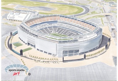 New York Giants/New York Jets NFL MetLife Stadium Wall Art Print